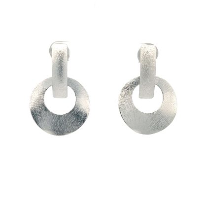 Giulia Earrings Rhodium Plated