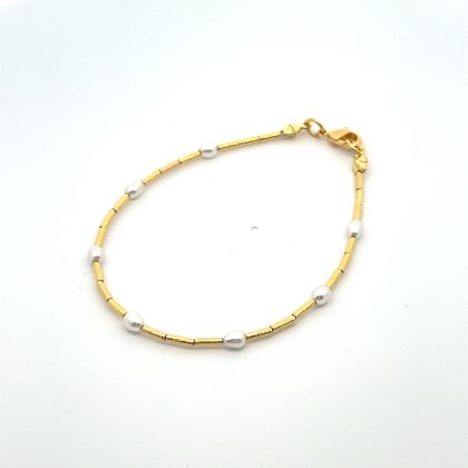 Rosario Pearls Bracelet