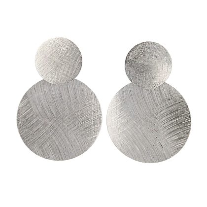 Gala Earrings Rhodium Plated