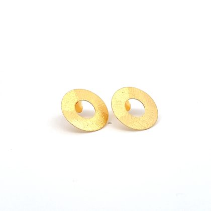 Donut Mini Earrings Gold/Rhodium Plated