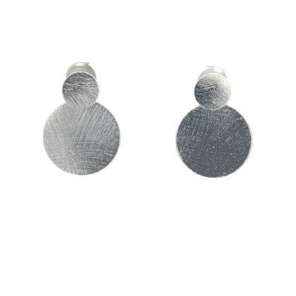 ADA EARRINGS RHODIUM PLATED