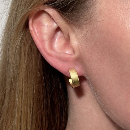 Hoop Earrings Mini 18k Gold Plated